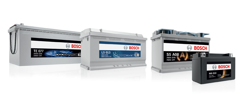 Nykyisin Boschin tuoteohjelmassa on akut autoihin, raskaaseen kalustoon, moottoripyöriin sekäasuntovaunihin että -autoihin.